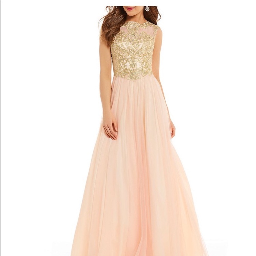 Pink Ball Gown Prom Dress